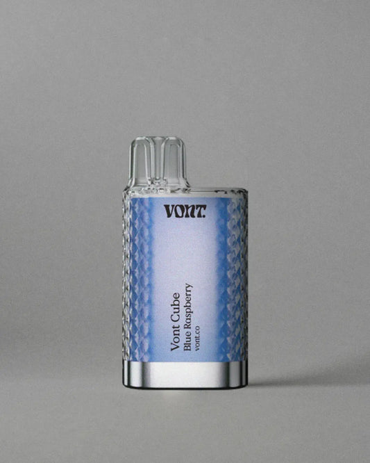 Vont Cube Blue Raspberry - Med en balansert smak av blåbær, bjørnebær og bringebær